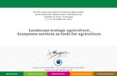 landscape Ecology-agriculture Ecosystem services as tools ...biodistretto.net/wp-content/uploads/2019/07/Lamia... · Landscape ecology-agriculture , Ecosystem services as tools for