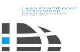 Lean Practitioner Certificationlean.org.pt/assets/lean_practioner_certification... · • Uso do Kaizen vs Kaikaku. Lean Practitioner Certification 8 A unique Lean Global Network