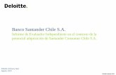 Banco Santander Chile S.A....Banco Santander Chile ha iniciado el proceso de adquisición del 51% de Santander Consumer (“SC”),lo que se está llevando a cabo a través de una