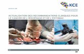 ACTUALISATION DES RECOMMANDATIONS CLINIQUES POUR LE … · 2017-06-28 · KCE Report 179B Recommandations cliniques pour les cancers de l’œsophage et de l’estomac - actualisation