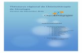 Thésaurus régional de Chimiothérapie de Sénologie · 2017-01-19 · Remarques Pour le carboplatine, les doses sont à calculer à partir de l'AUC et de la clairance du carboplatine