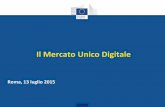 Il Mercato Unico Digitale - cdeita.it presentation_EN_Full PPT... · 15% di PMI europee vendono online 28% di imprese europee usa la fatturazione elettronica 36% di imprese europee