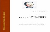 Edgar Allan Poe Édition du groupe « Ebooks libres et …gaogoa.free.fr/.../Textes/poe_histoires_extraordinaires.pdfEdgar Allan Poe HISTOIRES EXTRAORDINAIRES Traduction par Charles