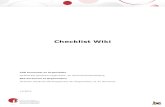 Checklist Wiki - Fedweb · 5 Functionaliteiten/ Fonctionnalités 17 5.1 Fonctionnalités de base 17 5.2 Fonctionnalités supplémentaires 17 5.3 Contact / Contacts 17 5.4 Interactiviteit
