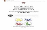 REGLAMENTO DE REPRESENTACIÓN ESTUDIANTIL DE LA …...Universidad de Castilla- La Mancha nsejo de Gobierno 28 Co de mayo de 2014. REGLAMENTO DE REPRESENTACIÓN ESTUDIANTIL DE LA UNIVERSIDAD