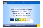 Maßnahmenübergreifende Akzeptanzuntersuchung EPLR SN ...€¦ · G. Wagner / St. Reschke / J. Matheis 1 Maßnahmenübergreifende Akzeptanzuntersuchung EPLR SN 2014 – 2020 Vergabenummer