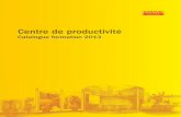 Centre de productivité - Sandvik Coromant€¦ · Tournage ˚- Nouvelles technologies - Evolution des matériaux et géométries de coupe - Usures & remèdes Capacités machine -