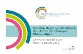 Schéma Régional du Climat, de l’Air et de l’Énergie Rhône ... · Présentation du SRCAE Rhône-Alpes 15 Le SRCAE intègre le volet «schéma régional éolien»approuvé fin