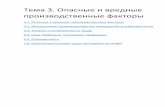 Тема 3. Опасные и вредные производственные факторыsdo-sipks.ru/UniversysDWNL/Library/DA7283EC-52A5... · · Живые клетки и споры,