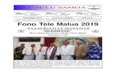 FAAVAEINA 1839 O LE SULU SAMOA IUNI 2019 Fono Tele Malua …cccs.org.ws/images/stories/Uploads/Sulu_2013/2019/June2019.pdf · 2. O LE SULU SAMOA IUNI 2019 O LE LAUGA Tusi Faitau:
