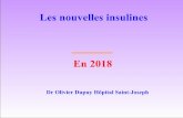Les nouvelles insulines En 2018 - FAMParis · s 1922 1977 Premix avec analogues 1990s 2000s 1946 Gough S, Narendran P. Insulin and insulin treatment. In: Textbook of Diabetes, Fourth