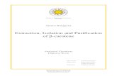 Extraction, Isolation and Purification of β-carotene506614/... · 2012-02-29 · extraction, modifying and isolation of the valuable compounds, having a holistic approach in mind,