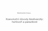 Koevoluční důvody biodiverzity: herbivoři a parazitoidi · vykousává stružku, aby odtekl latex plny lepivých a nechutných látek Mandelinka Aplosonyx vykousává kruhovité