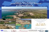 EMPÚRIES - ICAC...WORKSHOP INTERNATIONAL Entre mer et Océan : archéologie et paysage littoral Mai 2017 4, 5 et 6 Museu d’Arqueologia de Catalunya-Empúries C/ Puig i Cadafalch