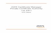 AWS Certificate Manager Private Certificate Authority - 사용 설명서 · 2020-06-05 · AWS Certificate Manager Private Certificate Authority 사용 설명서 개념 • 다른