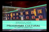 OUTUBRO | DEZEMBRO 2019 › museu-saoroque › wp-content › ...PROGRAMA CULTURAL PROGRAMA CULTURAL OUTUBRO | DEZEMBRO 2019 APRESENTAÇÃO A programação cultural da Santa Casa da