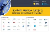 Organisée par En lien avec Partenaires · EIC Accélérateur Pilote (Instr. PME) Top-down Bottom-up Eurostars Projets collaboratifs 100% 70 % 70 % 30 à 40 % Taux de Subvention (+25%