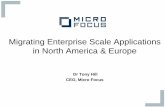 Migrating Enterprise Scale Applications in North …– Wanted to target low end market using mainframe assets – Strategic commitment to .NET •Solution – Migrate Enterprise Banking