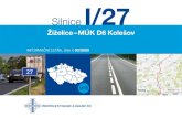Silnice - rsd.cz · na základní trasu v blízkosti křižovatky se silnicí II/226. Variantní řešení je navrženo v úseku km 10,204–km 12,925 základní trasy (délka 2721