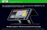 Allergen-Kennzeichnung · Vectron Systems: Kassensysteme mit der Erfahrung aus fast 25 Jahren und mehr als 150.000 Installationen Allergen-Kennzeichnung Mit Vectron-Kassensystemen