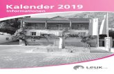 Kalender 2019 · 2019-06-26 · Woche (bis 17.03.) MG Illhorn und Kirchenchor St. Theresia, ... April-Hit Spargel-Spezialitäten (bis 30.04.) Naturpark Pfyn-Finges, Kompostkurs ...