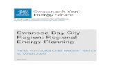 Swansea Bay City Region: Regional Energy Planning · Swansea Bay City Deal Peter Austin Business Engagement Manager Swansea Environmental Forum / Low Carbon Swansea Bay Philip McDonnell