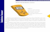 Model 910 Radiation scanner - Keison Products · PDF file Real-time data transm ission to computer. r n — Excellent solution for nuclear radiation measurement 2 Applications Radiation