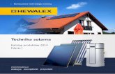 2014 Hewalex katalog TS PL rev3 internet › download › kolektory_słoneczne › HEWAL… · 2. Cechy szczególne kolektorów słonecznych firmy HEWALEX 3. Możliwości zabudowy
