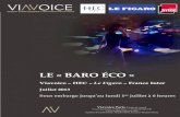 LE « BARO ÉCO › wp-content › uploads › 2013 › ... · 15 Les enjeux essentiels pour l’économie française Sommaire Modalités de réalisation Sondage Viavoice réalisé