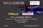LE « BARO ÉCO - Viavoice...1 LE « BARO ÉCO » Viavoice –HEC –BFM Business - L’ExpressNotice technique 26 avril 2017 Viavoice Paris. Études conseil stratégie 9 rue Huysmans,
