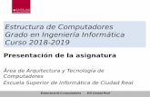 Presentación de la asignatura - Blog UCLMblog.uclm.es/.../01/Tema-0-Presentacion_2018-2019.pdf · Conocimiento de la estructura, organización, funcionamiento e interconexión de