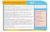 Zonnewijzer - Daltonschool De Zonnewendekbsdezonnewende.nl/wp-content/uploads/sites/10/2016/06/Zonnewij… · PO-VO voorlichtings-avond ... Woensdag 7 september begint het programmeren