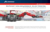 ŘEŠENÍ SOLIDWORKS ELECTRICAL · Řešení SOLIDWORKS Electrical jsou integrální součástí portfolia produktů SOLIDWORKS pro návrh a simulaci, které pomáhají konstruktérům