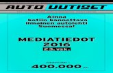 MEDIATIEDOT 2016 - Autouutiset · 2016-05-04 · ja lehti jaetaan43 kaikkiin kotitalouksiin pääkaupunki-seudulla (Espoo ... 2007-2015 isa-oy Korkein luottoluokitu s 5 ®-i Linea