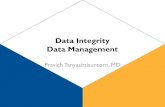 Data Integrity Data Management - Ministry of Public Healthoec.anamai.moph.go.th/download/OEC_2562... · Data Handling in Qualitative Research •Audit trail a) Raw data b) Data reduction