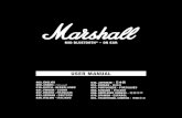 USER MANUAL - Marshall Headphones€¦ · user manual. mid is a premium bluetooth ... 1.plug the included usb cable into the micro usb socket on the headphone. 2.plug the other end