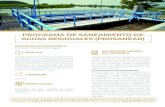 PROGRAMA DE SANEAMIENTO DE AGUAS RESIDUALES …€¦ · Acciones de saneamiento de aguas residuales que cumplan con los parámetros establecidos en el permiso de descarga, en las