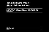 Institut für Architektur · 2020-04-10 · BA Architektur emplarische Studienpläne MasterArchit → Studienverlauf & Stundenplan → Zeitplan & Themen Bachelorprojekt → Pflichtmodule