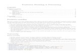 Predictive Modeling & Forecasting - GitHub · Predictive Modeling & Forecasting Contents Predictive modeling 1 Preprocessing ...