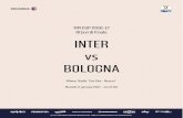 TIM CUP 2016-17 Ottavi di Finale INTER vs BOLOGNA€¦ · 31/07/2016 1^ turno eliminatorio gara unica Bassano - Fidelis Andria 1 - 1 (5-3 dcr) 31/07/2016 1^ turno eliminatorio gara