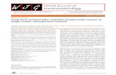 Retrospective Study Long-term survival after resection of ... · Long-term survival after resection of pancreatic cancer: A ... pancreatic cancer and the characteristics of long-term