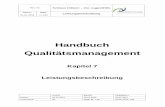 Handbuch Qualitätsmanagement - ViaNobis · Unterschrift: BL QMB, BL, LdE Guido Royé, LdE Handbuch Qualitätsmanagement Kapitel 7 Leistungsbeschreibung . Rev. 03 Schloss Dilborn