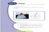 Bab 9 Segitiga - satrioprimaguna.files.wordpress.com · Segitiga Standar Kompetensi Memahami konsep segiempat dan segitiga serta menentukan ukurannya. Kompetensi Dasar 6.2 Mengidentiﬁkasi