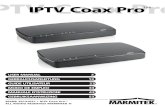 PTV Coax Pro IPTV Coax Pro - Making AV Happen › pages › downloads › dnl_files › pdfs › IPTVPRO...IPTV Coax Pro 3 ENGLISH SAFETY WARNINGS To prevent short circuits, this product