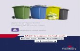 Müll trennen lohnt sich Infos zur Müll-Trennung in Hamburg · 2017-06-07 · Müll trennen lohnt sich Seite 4 Müll trennen ist wichtig. Wir können Rohstoffe sparen: Rohstoffe