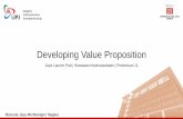 Developing Value Propositionocw.upj.ac.id/files/Slide-CPS107-CPS107-Slide-11.pdf• Value Proposition Design membantu mengorganisasikan informasi tentang apa yang sesungguhnya diinginkan