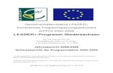 100920 Schlussbericht LEADER - Niedersachsen€¦ · LEADER+ - Lenkungsausschuss zu konstituieren, das weitere Verfahren zur ergän-zenden Programmplanung zu erläutern und erste