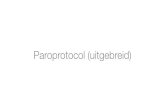 Paroprotocol (uitgebreid) · tussenbeoordeling Zes weken na afronding van de behandeling kan een tussenbeoordeling plaatsvinden. Bij de tussenbeoordeling: ๏ wordt beoordeeld of