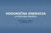 VODONIČNA ENERGIJA€¦ · Električni, pogonjeni strujom iz vodoničnih gor. i. vnih ćelija, relativno visoka efikasnost; Motori sa unutrašnjim sagorevanjem, niska efikasnost;