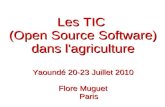 Les TIC (Open Source Software) dans l'agriculturechemphys.u-strasbg.fr/mpb/teach/TIC/TIC-Flo-MPB.pdf · lecteur (capteur). Le capteur est relié par liaison électromagnétique sans